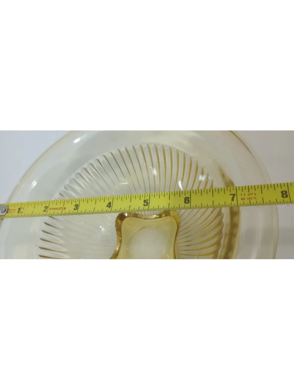SET of 3 Federal Glass Stacking Amber Glass Mixing Serving Bowls Depression